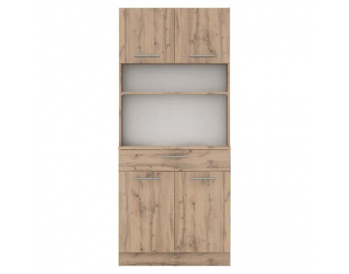 Štvordverový kredenc Domis New - dub wotan