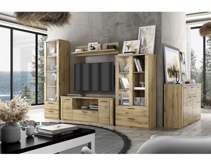 Vitrína Dorsi 1W2S - dub navarra