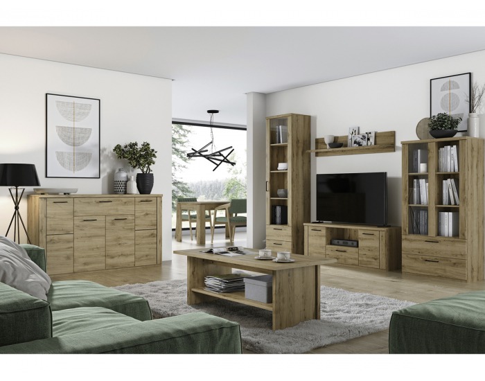 Vitrína Dorsi 1W2S - dub navarra