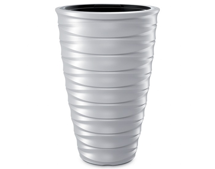 Plastový kvetináč DPFE400 38,3 cm - biela