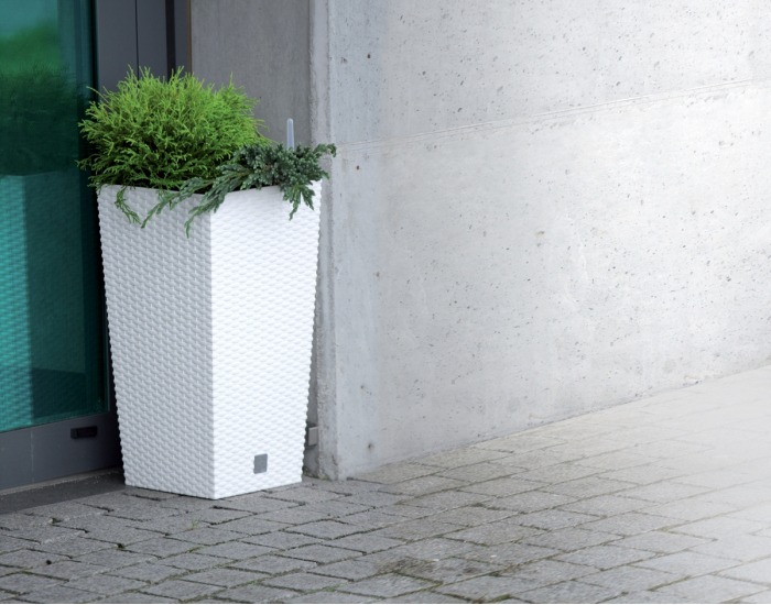 Plastový kvetináč DRTS300 30 cm - hnedá