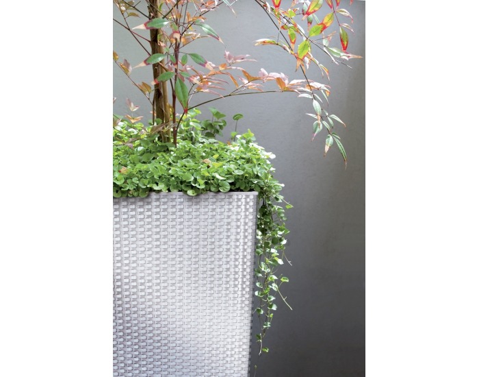 Plastový kvetináč DRTS300 30 cm - hnedá