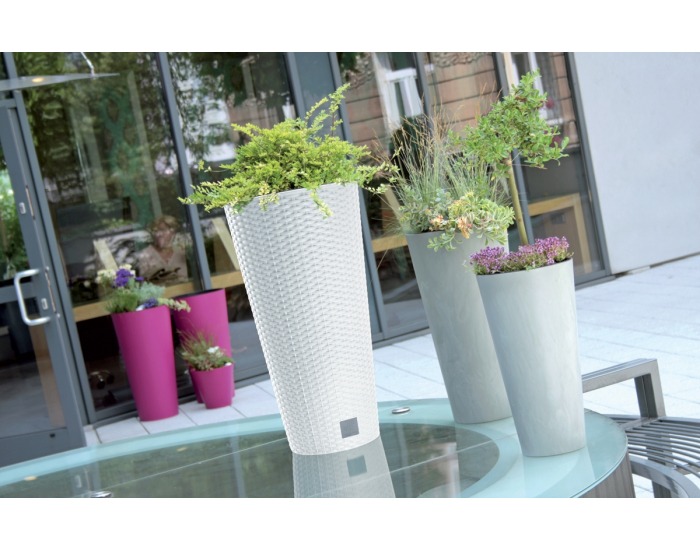 Plastový kvetináč DTUS200E 20 cm - terakota