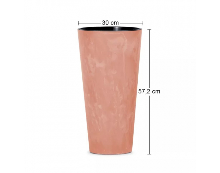 Plastový kvetináč DTUS300E 30 cm - terakota