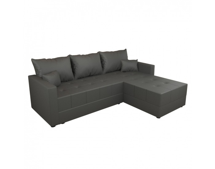 Rohová sedačka s rozkladom Duan Roh L/P - sivá