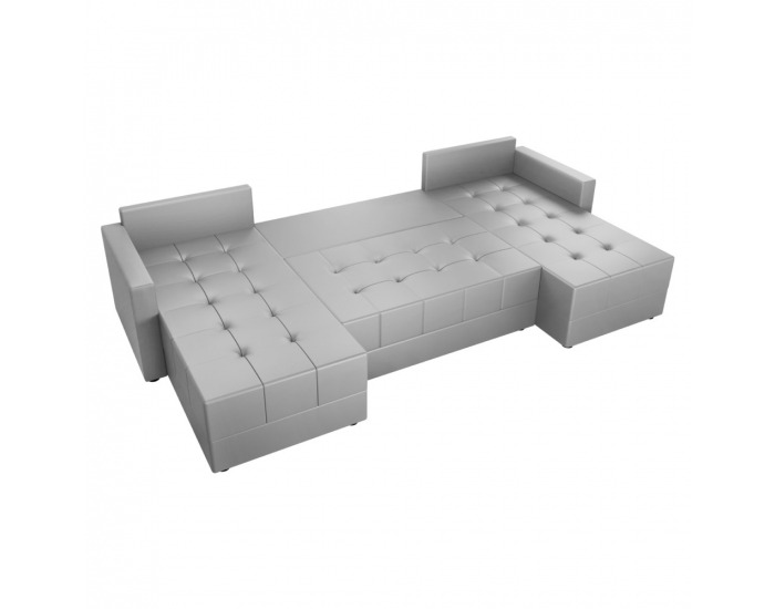 Rohová sedačka U s rozkladom Duan U Uni L/P - sivá