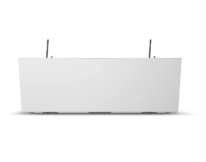 Plastový balkónový kvetináč DUC600W 58 cm - biela