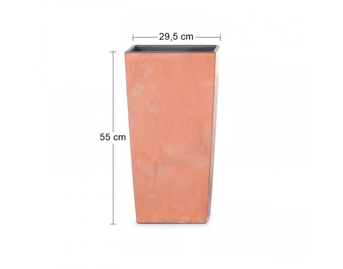 Plastový kvetináč DURS300E 30 cm - terakota