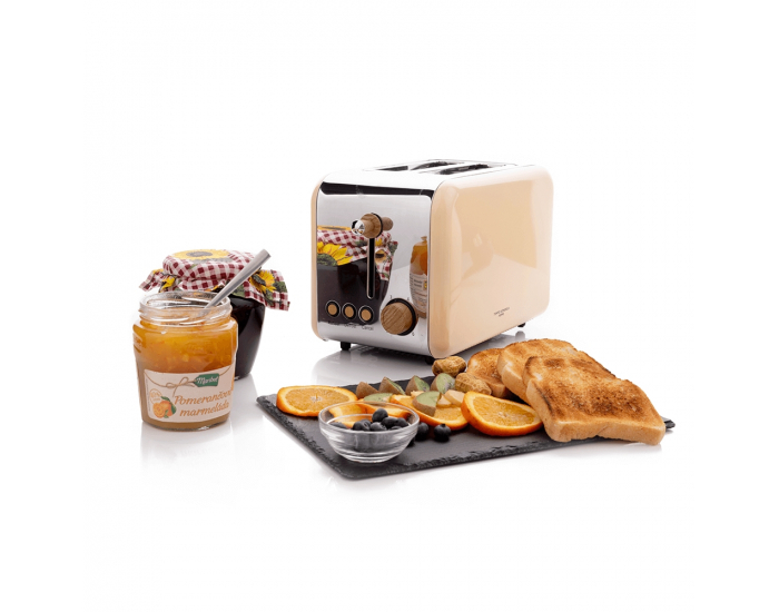 Hriankovač Dustin - béžová / vzor drevo