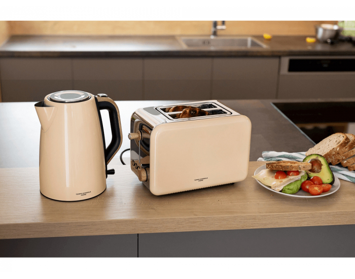 Hriankovač Dustin - béžová / vzor drevo