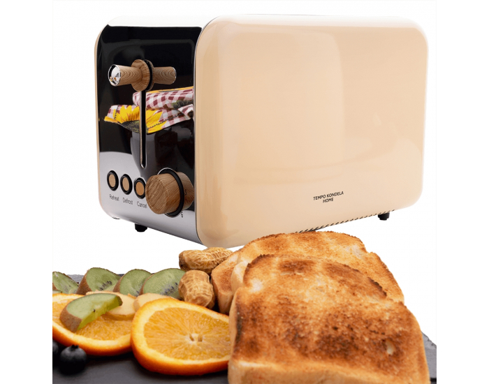 Hriankovač Dustin - béžová / vzor drevo