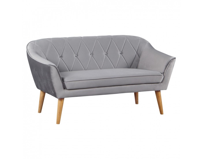 Dvojsedačka Nosel - sivá / prírodná