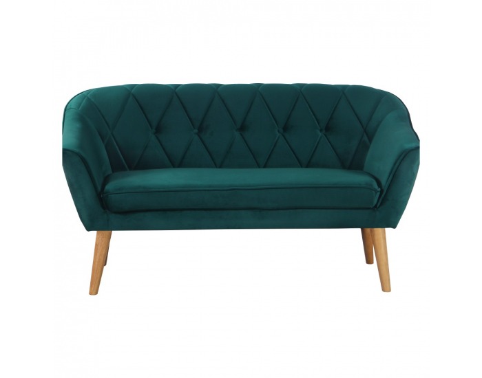 Dvojsedačka Nosel - zelená / prírodná