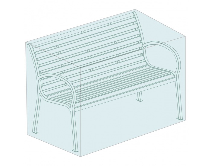 Ochranný obal na záhradnú lavičku E-NBL130 - svetlosivá