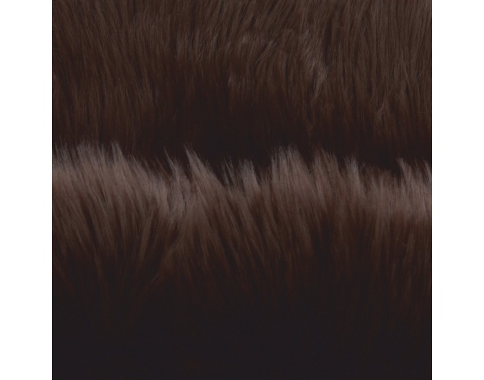 Umelá kožušina Ebony Typ 3 60x90 cm - hnedá