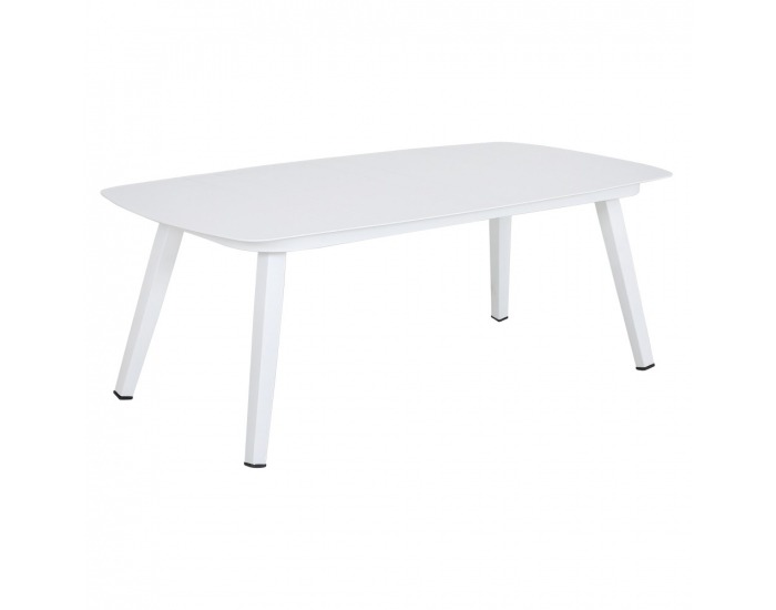 Hliníkový záhradný set Edoin - sivá / biela