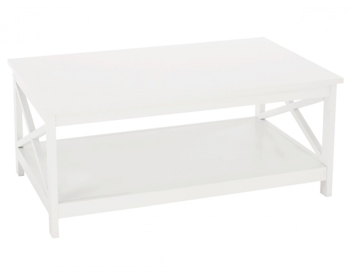 Konferenčný stolík Edria - biela