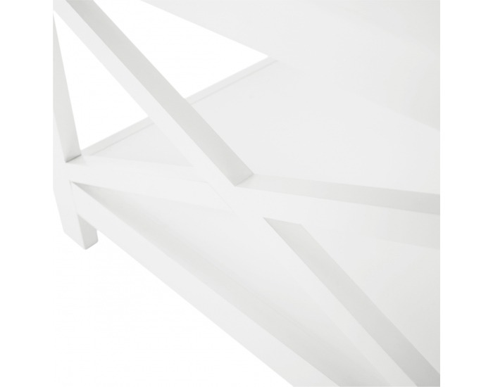 Konferenčný stolík Edria - biela