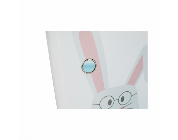 Detská modulárna skrinka Edrin - modrá / detský vzor