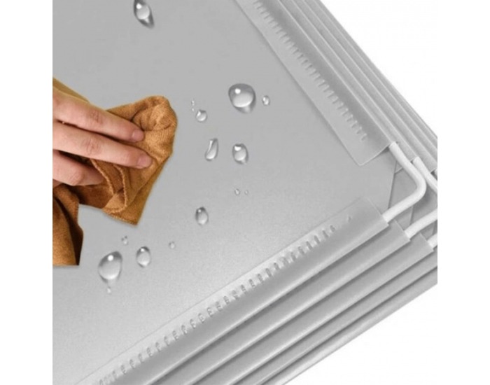 Detská modulárna skrinka Edrin - modrá / detský vzor