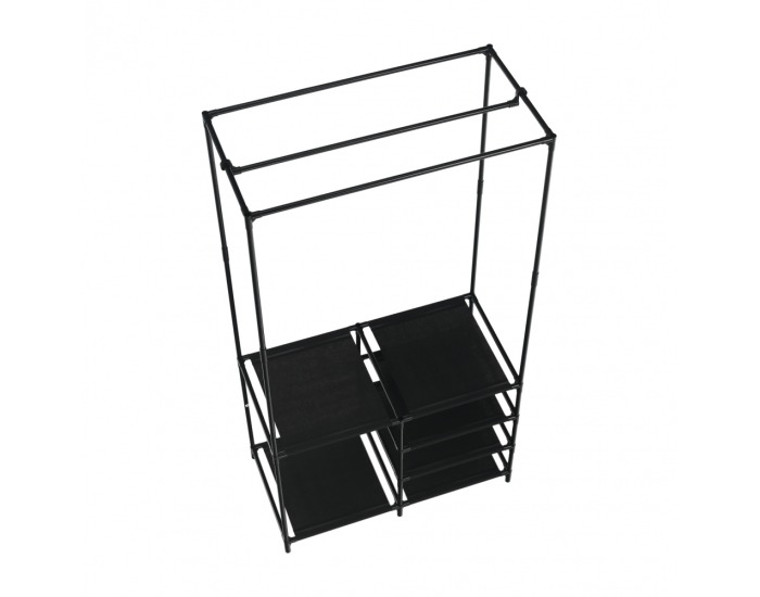 Šatníkový organizér Efren - čierna