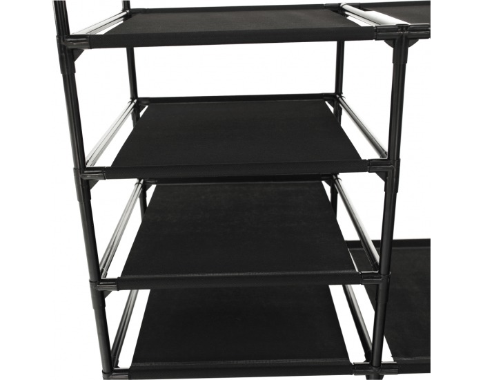 Šatníkový organizér Efren - čierna