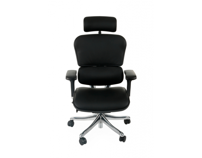 Kancelárska stolička s podrúčkami Efuso LE - čierna / chróm