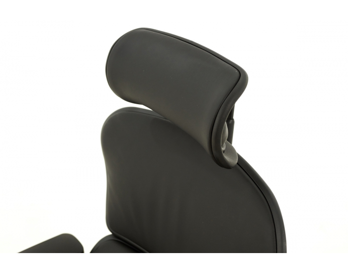 Kancelárska stolička s podrúčkami Efuso LE - čierna / chróm