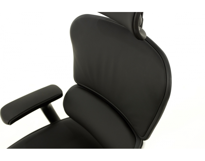 Kancelárska stolička s podrúčkami Efuso LE - čierna / chróm