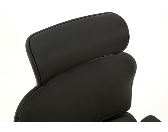 Kancelárska stolička s podrúčkami Efuso LE - čierna / chróm