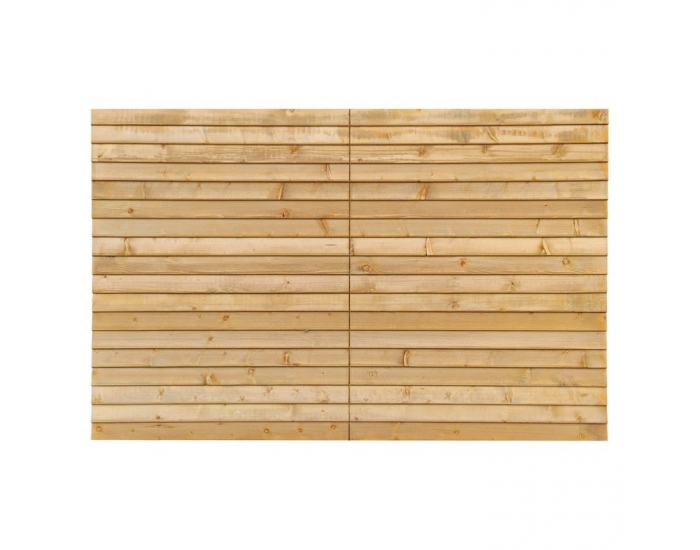 Záhradná skladacia zástena Elady Typ 1 180x120 cm - hnedá