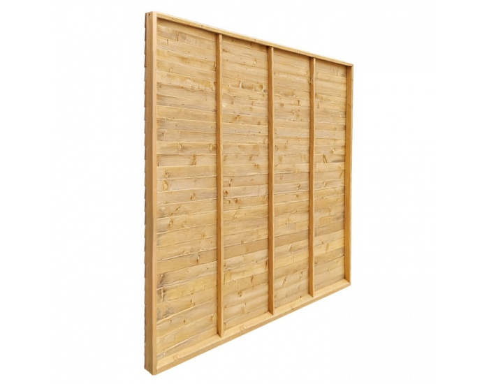 Záhradná zástena Elady Typ 4 180x180 cm - hnedá