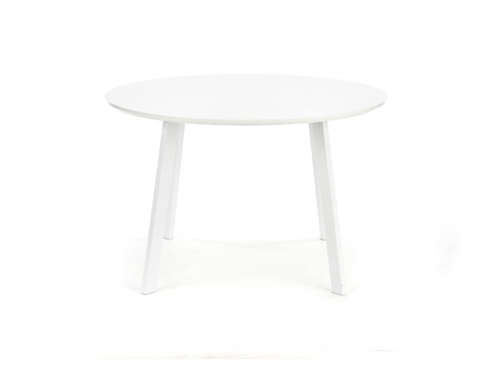 Okrúhly jedálenský stôl Elif - biela