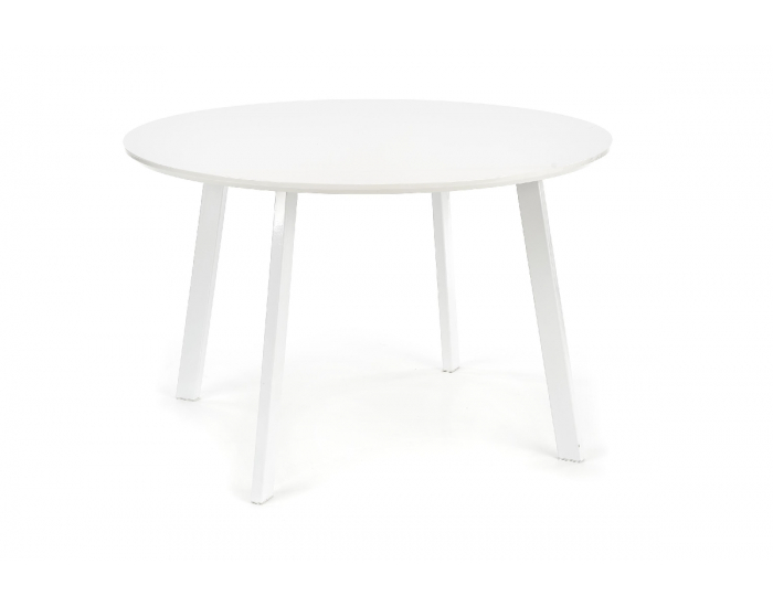 Okrúhly jedálenský stôl Elif - biela