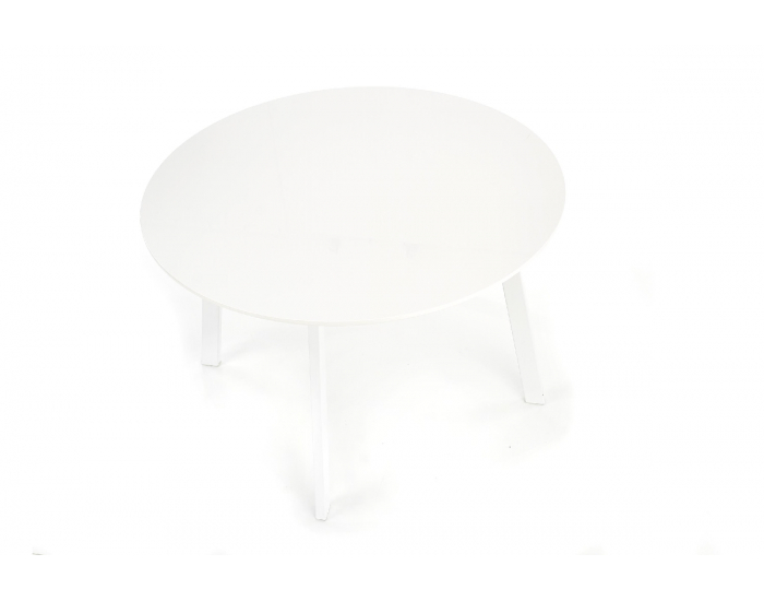 Okrúhly jedálenský stôl Elif - biela