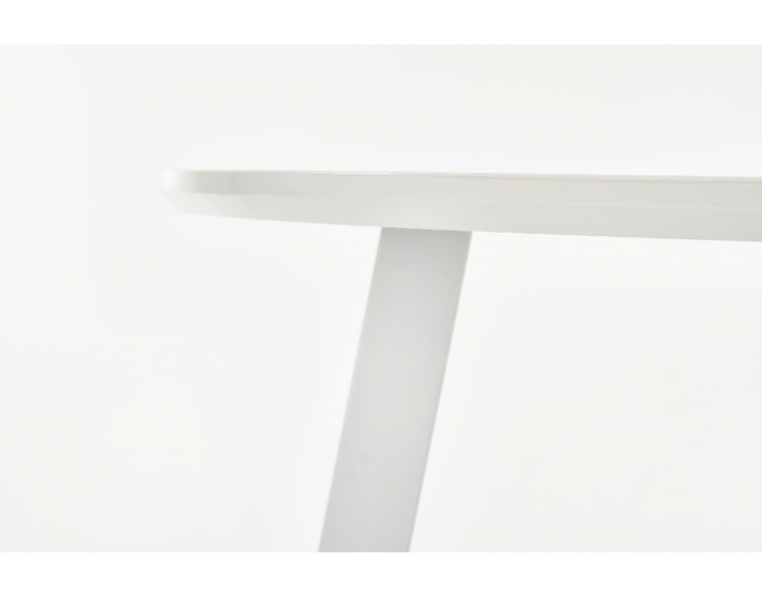 Okrúhly jedálenský stôl Elif - biela