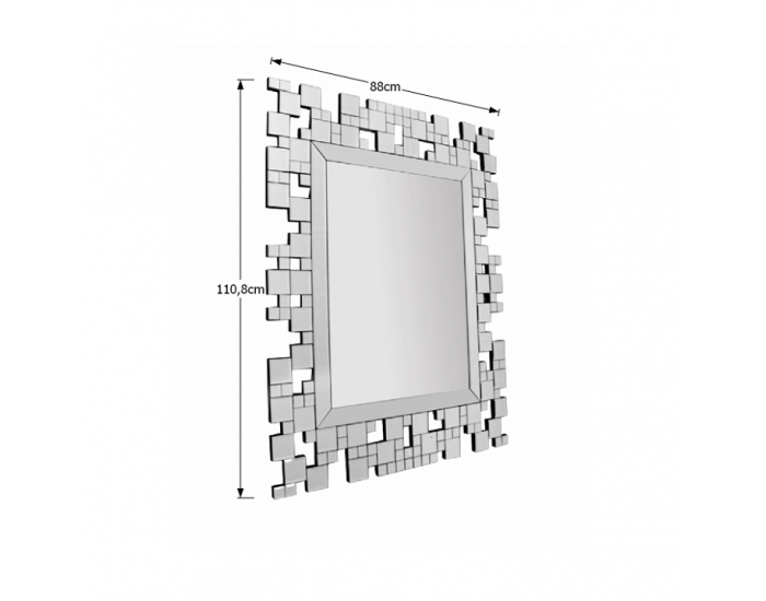 Zrkadlo na stenu Elison Typ 5 - sklo