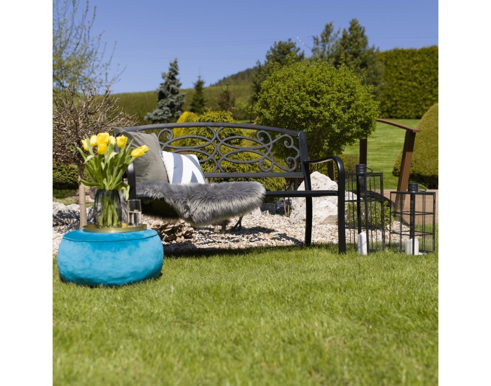 Sklenená váza (2 ks) Elyses Typ 2 - sivá