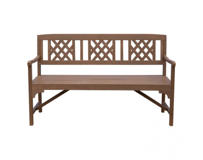 Záhradná lavička Enela - hnedá