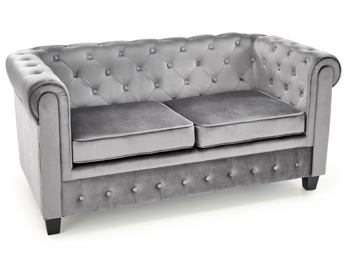 Dvojsedačka Eriksen XL - sivá / čierna