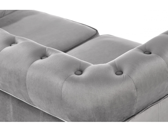 Dvojsedačka Eriksen XL - sivá / čierna