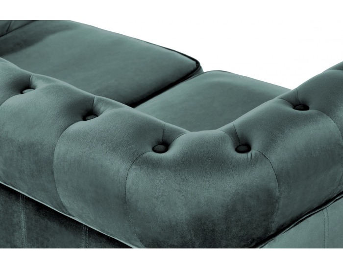 Dvojsedačka Eriksen XL - tmavozelená / čierna