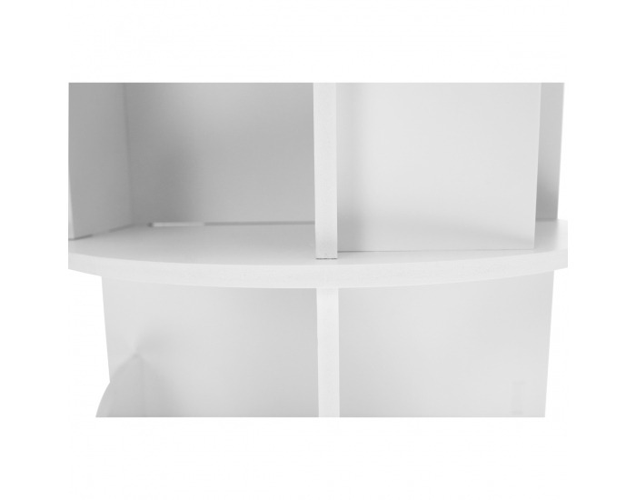 Otočný regál Erion Typ 2 - biela