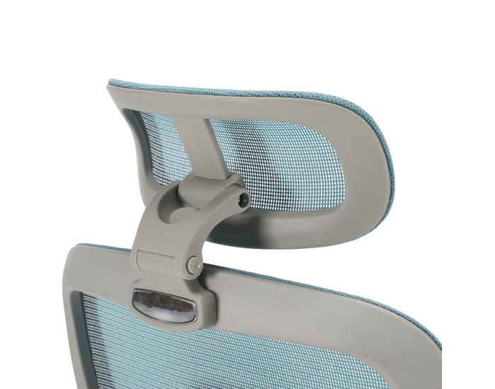 Kancelárske kreslo Ermen - neomint / svetlosivá / sivá
