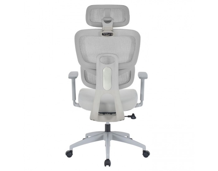 Kancelárske kreslo Ermen - svetlosivá / sivá