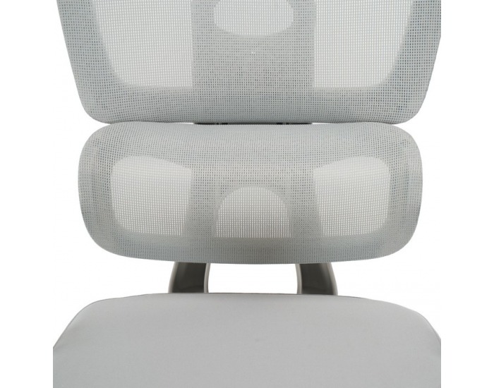Kancelárske kreslo Ermen - svetlosivá / sivá