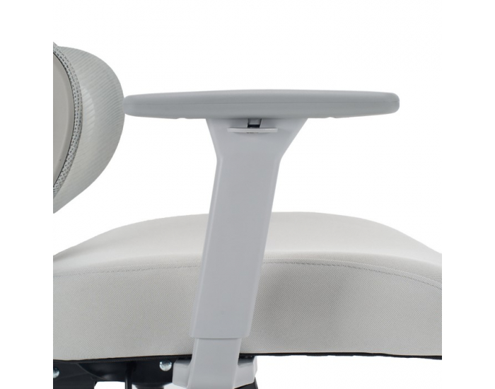 Kancelárske kreslo Ermen - svetlosivá / sivá