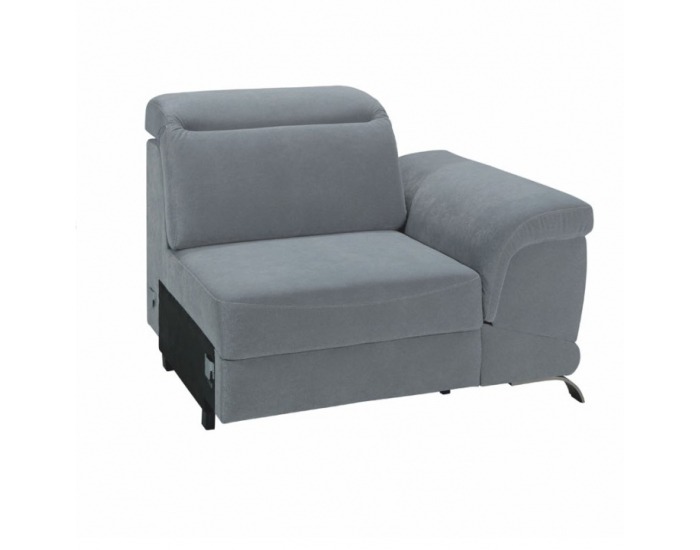 Jednosed Ermo 1 ERRE.O.BK P - svetlosivá