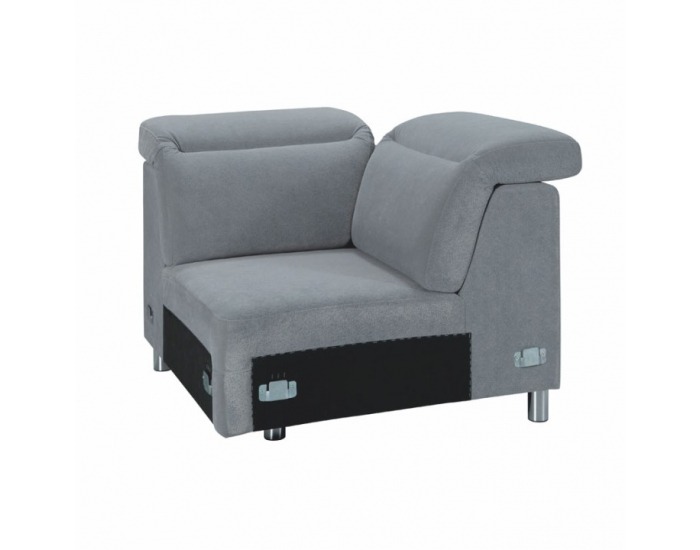 Rohová časť Ermo E - svetlosivá