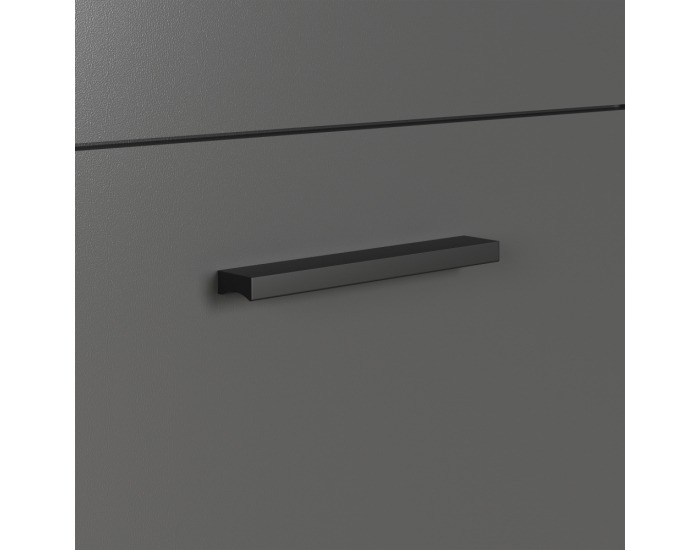 Dvojdverová komoda so zásuvkou Esena 2D1S - grafit / dub evoke